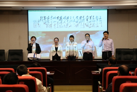 工程所劉寧、楊洋同志參加“讀千古詩文、做時代楷模”誦讀古典詩文大賽